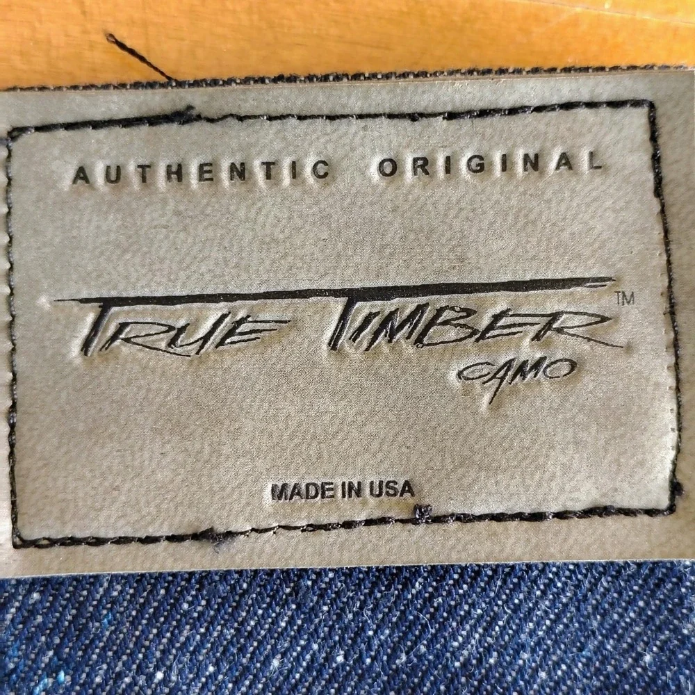 Prison Blues Mens True Timber Camo Overlay Denim‎ Work Jeans 32x32 Made in USA